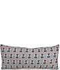 Ida Mae Home x Erin & Ben Co. Sadie Floral Icon Blue Quilted Reversible Breakfast Pillow - Image 1