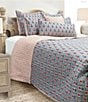 Ida Mae Home x Erin & Ben Co. Sadie Floral Icon Blue Quilted Reversible Quilt - Image 2