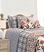 Ida Mae Home x Erin & Ben Co. Sadie Floral Icon Blue Quilted Reversible Square Decorative Pillow - Image 4