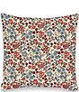 Ida Mae Home x Erin & Ben Co. Willow Blue Floral Plaid Quilted Reversible Square Decorative Pillow - Image 2