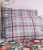 Ida Mae Home x Erin & Ben Co. Willow Plaid Blue Quilted Reversible Sham - Image 4