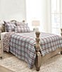 Ida Mae Home x Erin & Ben Co. Willow Plaid Blue Reversible Quilt - Image 1