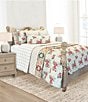 Ida Mae Home x Erin & Ben Co. Zara Floral Linen Quilted Reversible Oblong Decorative Pillow - Image 5