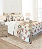 Ida Mae Home x Erin & Ben Co. Zara Floral Linen Reversible Quilt - Image 3