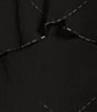 Color:Black - Image 5 - Beaded Trim Tiered Scoop Neck Short Flutter Sleeve Tiered Ruffle Hem Dress