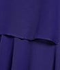 Ignite Evenings Short Sleeve Chiffon Tiered Shift Dress - Image 3