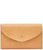 Il Bisonte Bigallo Envelope Leather Clutch, Color:Natural - Image 1