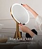 Ilios Lighting Co. 5x Deluxe Magification Gold Mirror - Image 6