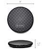 Ilios Lighting Co. Matte Black LED Compact Mirror - Image 2