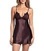 In Bloom By Jonquil Sleeveless V-Neck Short Satin Coordinating Chemise - Image 5