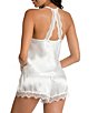 In Bloom by Jonquil Solid Satin Lace Sleeveless Shorty Pajama Set - Image 1