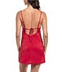 In Bloom By Jonquil Solid Sleeveless V-Neck Satin Chemise - Image 2