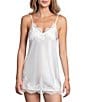 In Bloom by Jonquil Solid Sleeveless V-Neck Satin Chemise - Image 1