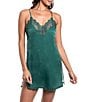 In Bloom By Jonquil Solid Sleeveless V-Neck Satin Chemise - Image 4