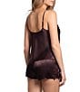 In Bloom By Jonquil Solid Sleeveless V-Neck Satin Shorty Pajama Set - Image 2