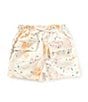 Indie Gold Little Girls Floral-Printed Patch Pocket Shorts, Color:Multi - Image 1