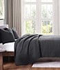 HiEnd Accents Indigo Hill by HiEnd Accents Cotton Comfort Diamond Quilt Mini Set, Color:Charcoal - Image 1