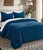 Indigo Hill by HiEnd Accents Estelle Velvet Mini Comforter Set - Image 1