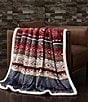 Color:Multi - Image 1 - Indigo Hill by HiEnd Accents Home on the Range Southwestern Campfire Sherpa Cozy Throw and Pillows Set