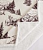 HiEnd Accents x Indigo Hill White Pine Campfire Sherpa Throw Blanket, Color:Tan - Image 3