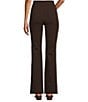 Intro Bella Double Knit Ponte Slimming Waist Pull-On Boot Leg Pants, Color:Espresso - Image 2