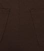 Intro Bella Double Knit Ponte Slimming Waist Pull-On Boot Leg Pants, Color:Espresso - Image 4