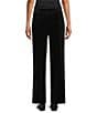 Intro Britt Velvet Wide-Leg Pull-On Pants, Color:Ebony Black - Image 2