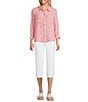 Intro Dahlia Freedom Denim Pull-On Capri Pants - Image 3