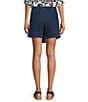 Intro Dahlia Solid Denim Wrap Skort - Image 2