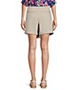 Intro Dahlia Solid Denim Wrap Skort - Image 2