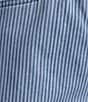 Color:Sun Wash Stripe - Image 4 - Daisy Tummy Control Railroad Stripe Denim Pull-On Capri Jeans