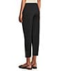Intro Double Knit Pull-On Straight Leg Pants, Color:Ebony Black - Image 4