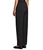 Intro Double Knit Straight Leg Traveler Pull-On Ankle Pants, Color:Ebony Black - Image 4