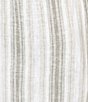 Intro Kalani Linen Blend Coordinating Straight Leg Stripe Pull-On Capri Pants - Image 4