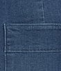 Intro Kendall Freedom Denim Relaxed Cropped Jeans, Color:Medium Wash/Sandblasting - Image 4
