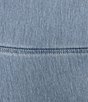 Intro Knit Denim Wash Schiffli Hem Pull-On Pants - Image 4