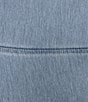 Intro Knit Denim Wash Schiffli Hem Pull-On Pants - Image 4