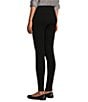 Intro Knit Straight Leg Pull-On Tummy Control Cargo Leggings, Color:Ebony Black - Image 4