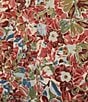 Intro Linen-Blend Abstract Floral Print Pull-On Capri Pants - Image 4