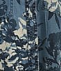 Intro Lyocell Floral Print Collared Long Roll-Tab Sleeve Snap Front Shirt, Color:Sun Wash/Floral Print - Image 4