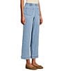 Intro Mae Relaxed Pull-On Crop Pants, Color:Light Wash - Image 3