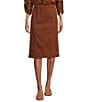 Intro Nia Denim Tummy Control Waist Pull-On Pencil Skirt, Color:Shell - Image 1