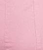 Intro Nia Pull-On Curved Hem Elastic Waist Mid Rise Capri Pants, Color:Orchid Smoke - Image 4