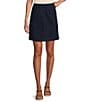 Intro Stretch Denim Panel Pull-On Skort, Color:Freedom Dark Wash - Image 1