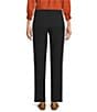Intro Nia Straight Leg Pull-On Pants, Color:Ebony Black - Image 2