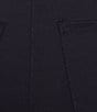 Intro Petite Size Bella Double Knit Boot Leg Pull-On Pants, Color:Navy Beats - Image 4