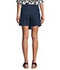 Intro Petite Size Dahlia Solid Denim Wrap Skort - Image 2
