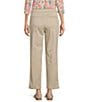 Color:Classic Khaki - Image 2 - Petite Size Daisy Tummy Control Relaxed Pull-On Ankle Pants