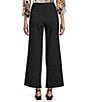 Intro Petite Size Double Knit Traveler Pull-On Pants, Color:Ebony Black - Image 2