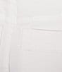 Intro Petite Size Rivet Trim Flower Skimmer Denim Pull-On Shorts, Color:Bright White - Image 6